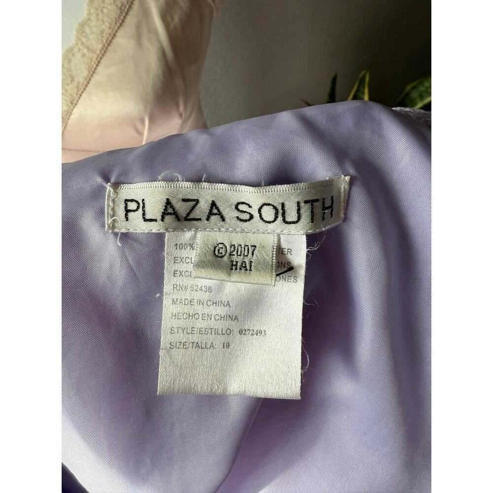 Lavender Embroidered Button Up - image 4